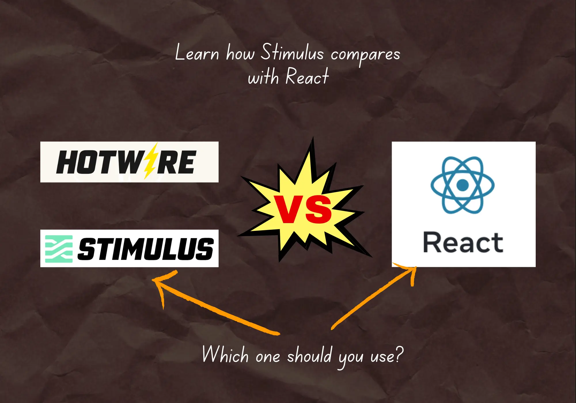 Learn how Stimulus compares with React